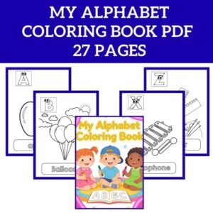 My Alphabet Coloring Book PDF 27 pages