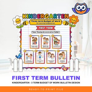 KINDERGARTEN FIRST TERM BULLETIN BOARD DESIGN PACKAGE