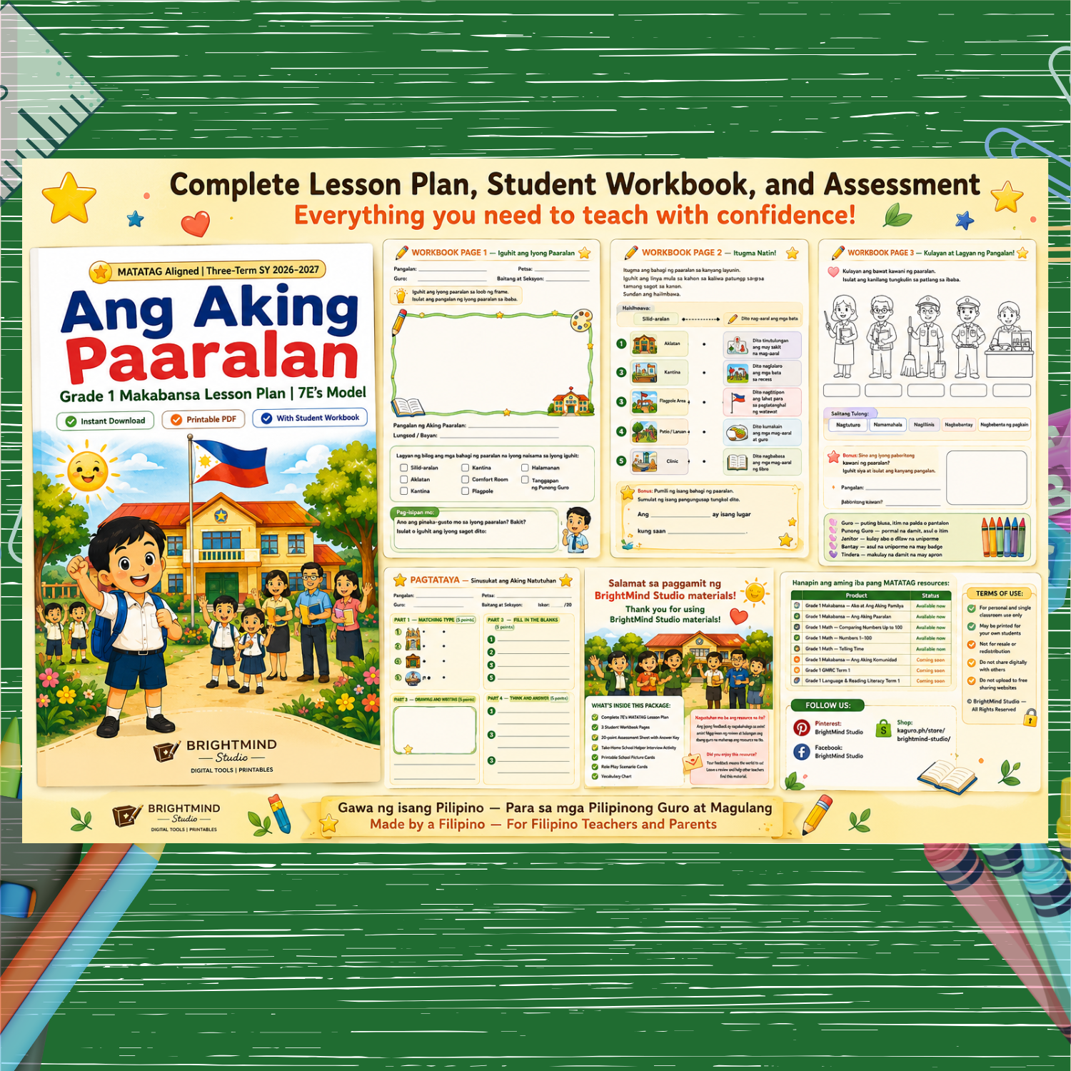 Grade 1 Makabansa Lesson Plan – Ang Aking Paaralan (7E's Model) | MATATAG Aligned | Term 1 - Image 2