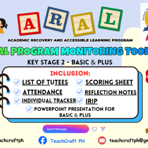 ✨Key Stage 2 ARAL Program PPT Lessons and Monitoring Tools✨