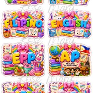 subject label sticker