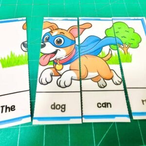 CVC puzzle reading game
