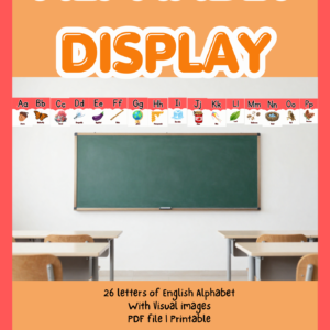ElieDigitals:Alphabet Display-Classroom decor