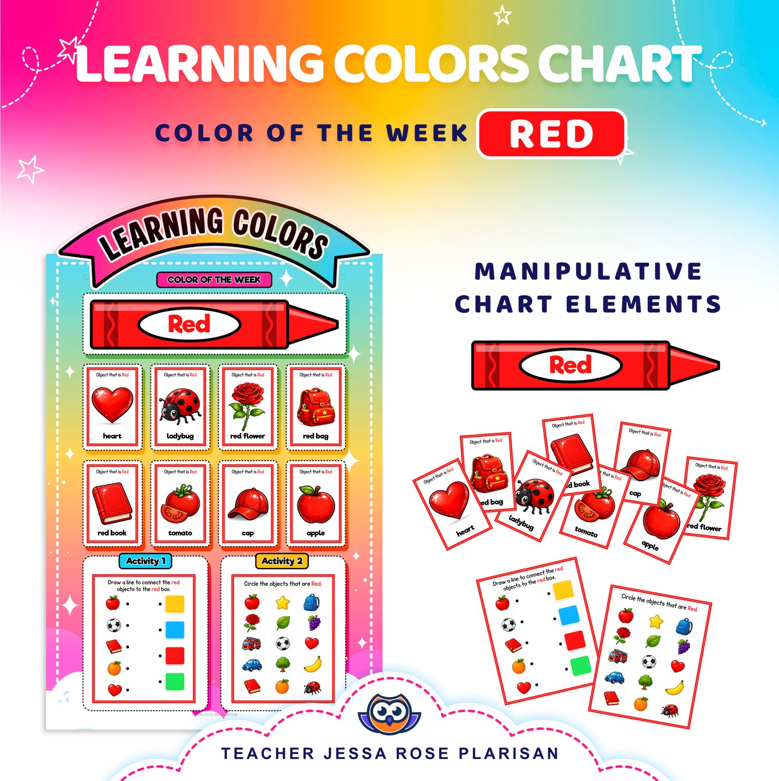 WEEK 2 - KINDERGARTEN FIRST TERM COMPLETE PACKAGE - Image 3