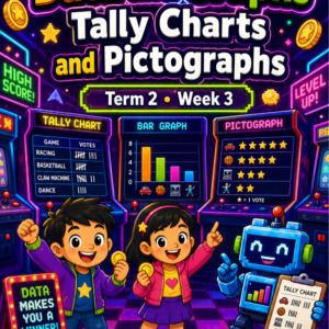 Grade 1 Math | Data and Graphs | Tally Charts and Pictographs | ILAW Lesson Plan | Game Arcade Theme | MATATAG Aligned | Term 2 Week 3 | With Workbook and Assessment | Printable PDF