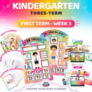WEEK 3 - KINDERGARTEN FIRST TERM COMPLETE PACKAGE