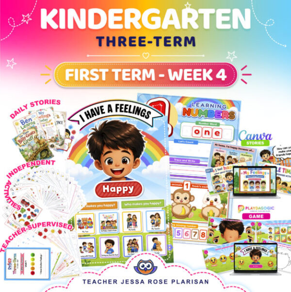 WEEK 4 – KINDERGARTEN FIRST TERM COMPLETE PACKAGE - Kaguro Ph