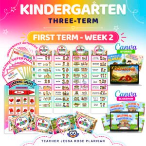 WEEK 2 - KINDERGARTEN FIRST TERM COMPLETE PACKAGE