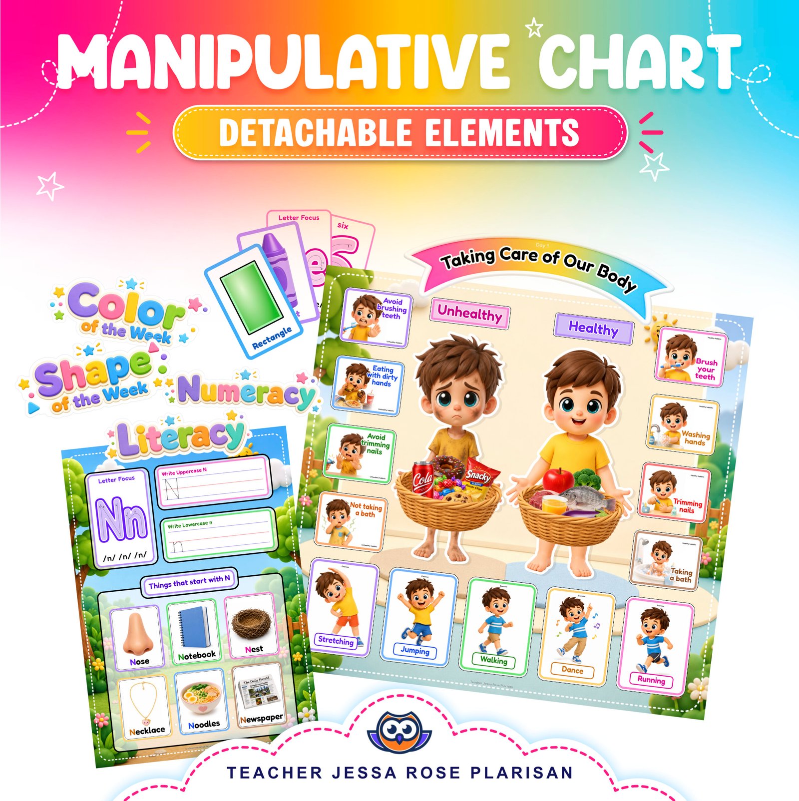 WEEK 8 - KINDERGARTEN FIRST TERM COMPLETE PACKAGE - Image 2