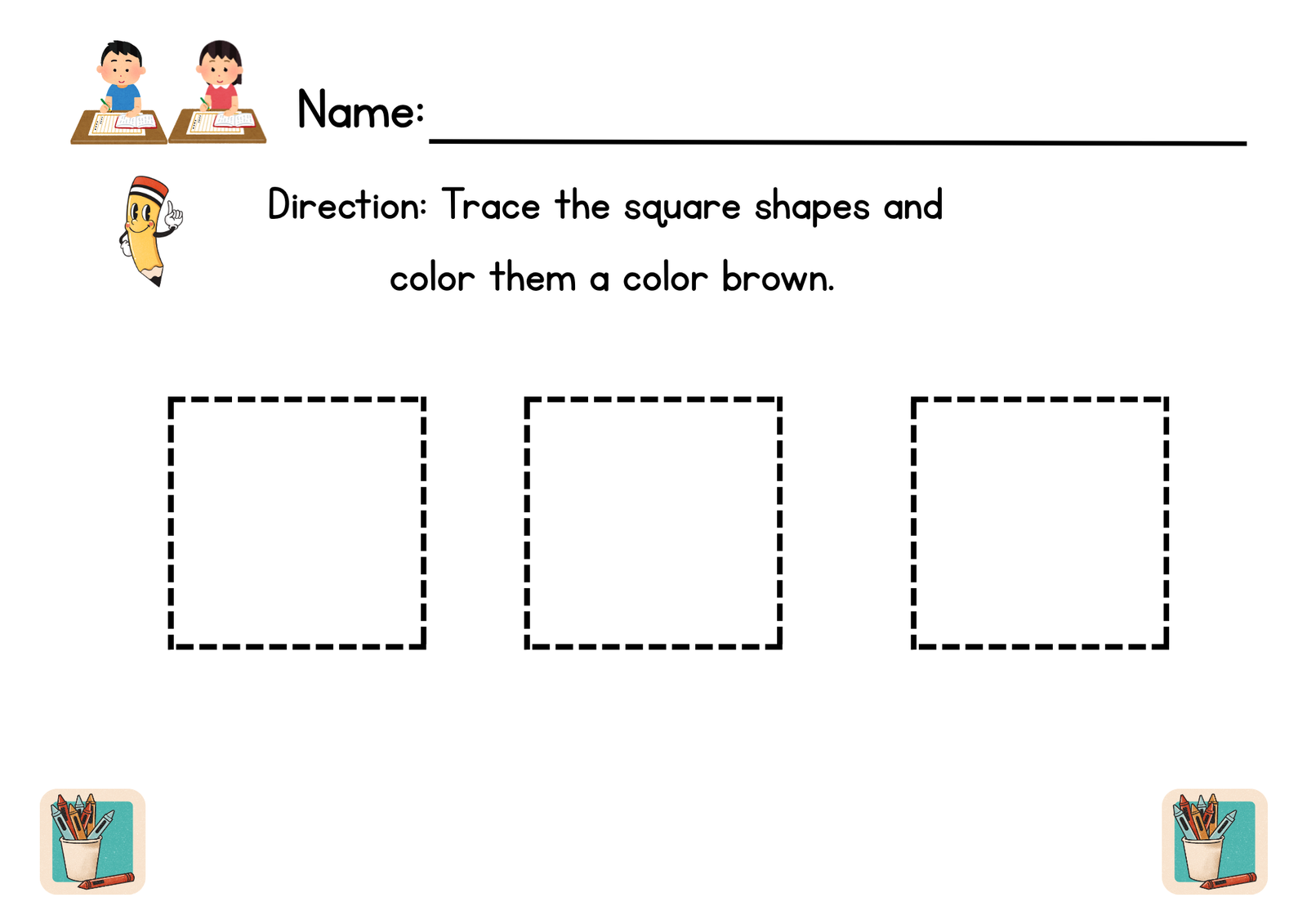 I Can Trace And Color Different Shapes - Image 3