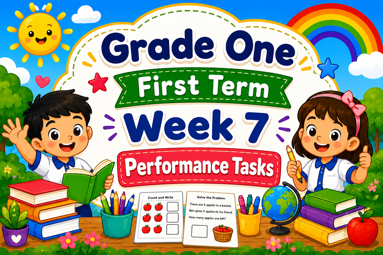 PERFORMANCE TASKS FOR GRADE 1 Term 1 (First Term) Week 7 COMPLETE SUBJECTS