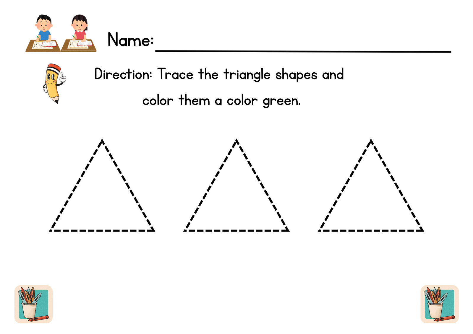 I Can Trace And Color Different Shapes - Image 4