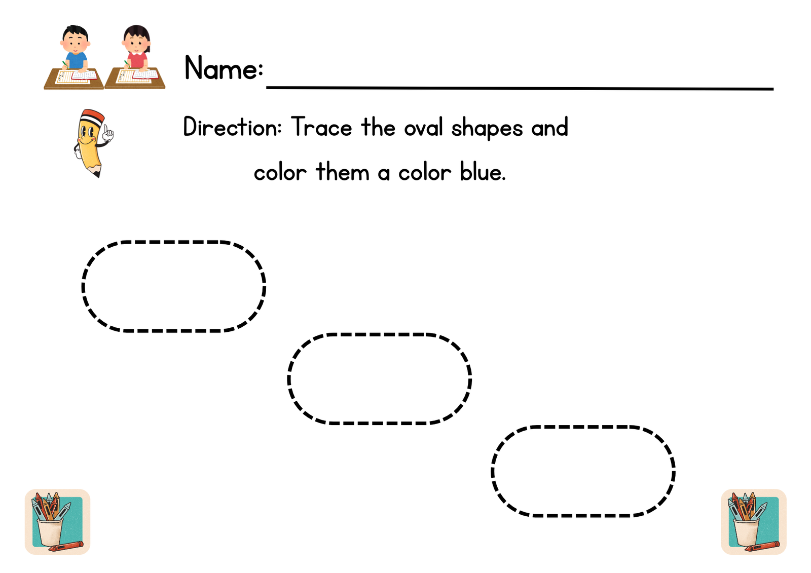 I Can Trace And Color Different Shapes - Image 5