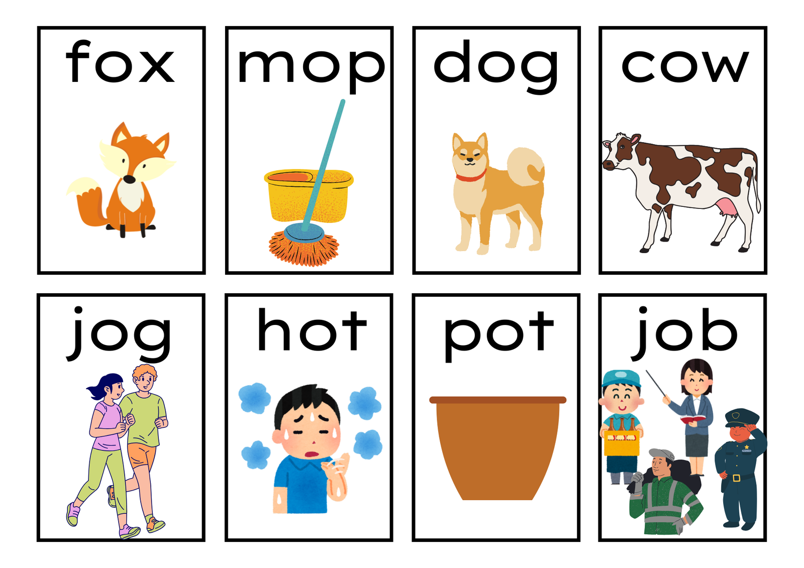 CVC Words Flashcards - Image 5