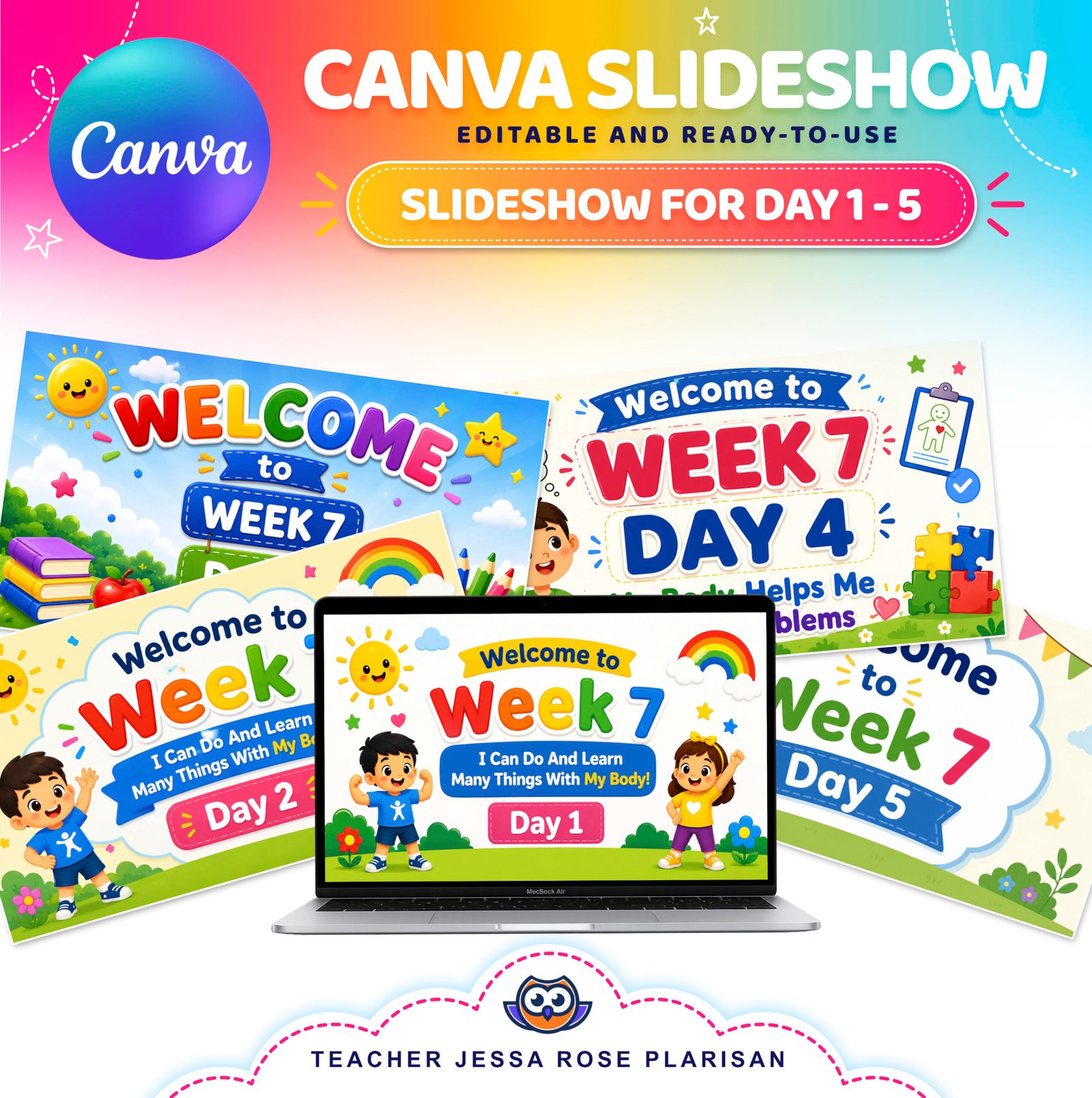 WEEK 7 - KINDERGARTEN FIRST TERM COMPLETE PACKAGE - Image 6