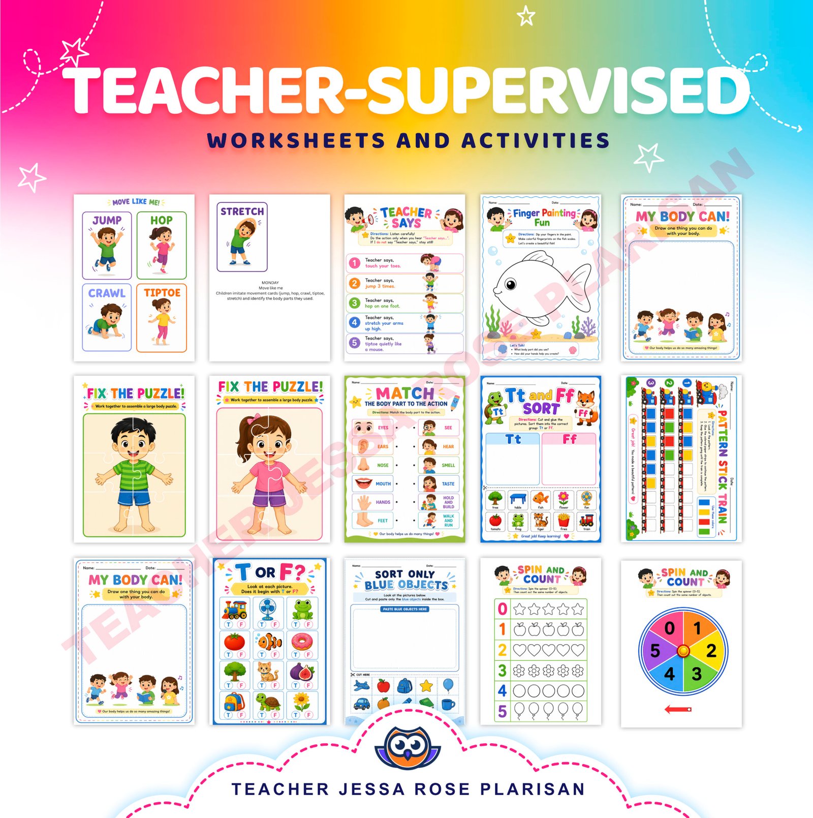 WEEK 7 - KINDERGARTEN FIRST TERM COMPLETE PACKAGE - Image 7
