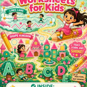 Tracing Worksheets for Kids | Lines, Shapes & Letters