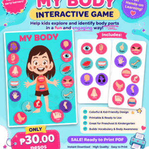 MY BODY INTERACTIVE ACTIVITY