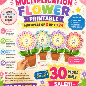 Multiplication Flowers