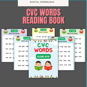 CVC Words Reading Book