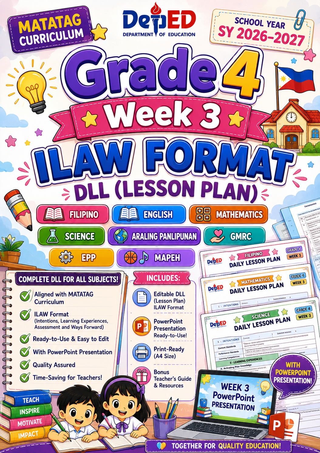 Grade 4 Term 1 Week 3 DLL PPT