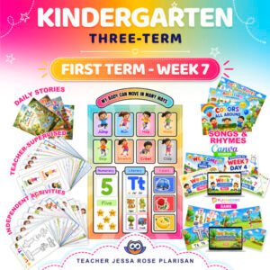 WEEK 7 - KINDERGARTEN FIRST TERM COMPLETE PACKAGE