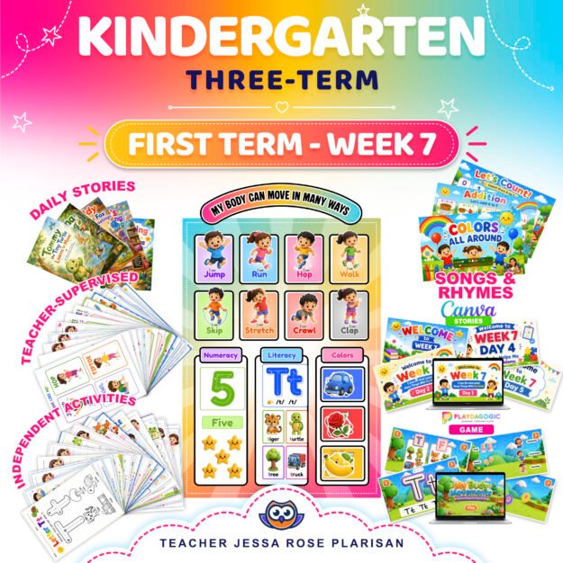 WEEK 7 - KINDERGARTEN FIRST TERM COMPLETE PACKAGE