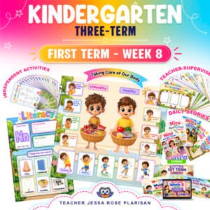 WEEK 8 - KINDERGARTEN FIRST TERM COMPLETE PACKAGE