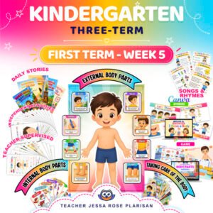 WEEK 5 - KINDERGARTEN FIRST TERM COMPLETE PACKAGE