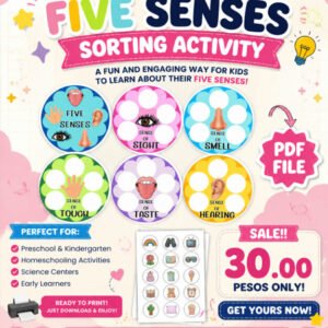 Five Senses Sorting Activity β Digital Learning Resource (PDF)