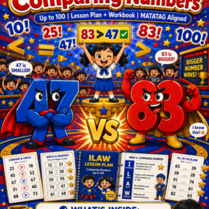 Grade 1 Math: Comparing Numbers Up to 100 | Lesson Plan + Workbook