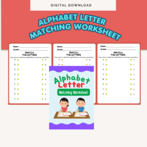 Alphabet Letter Matching Worksheet