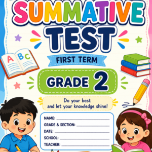 Term 1- Summative Test 2