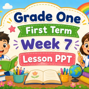 Powerpoint Presentation (PPT) Term 1 (First Term) Week 7 on Mathematics Grade 1