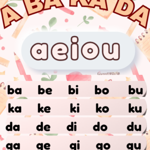 ABaKaDa Hanging Chart