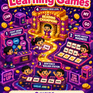 Grade 1 Learning Games | Sight Words & Literacy Activities