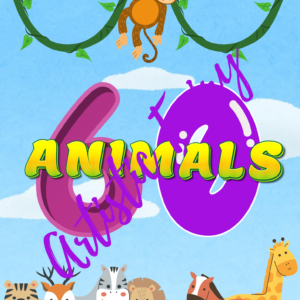 60 Animals (Kids Learning Material)