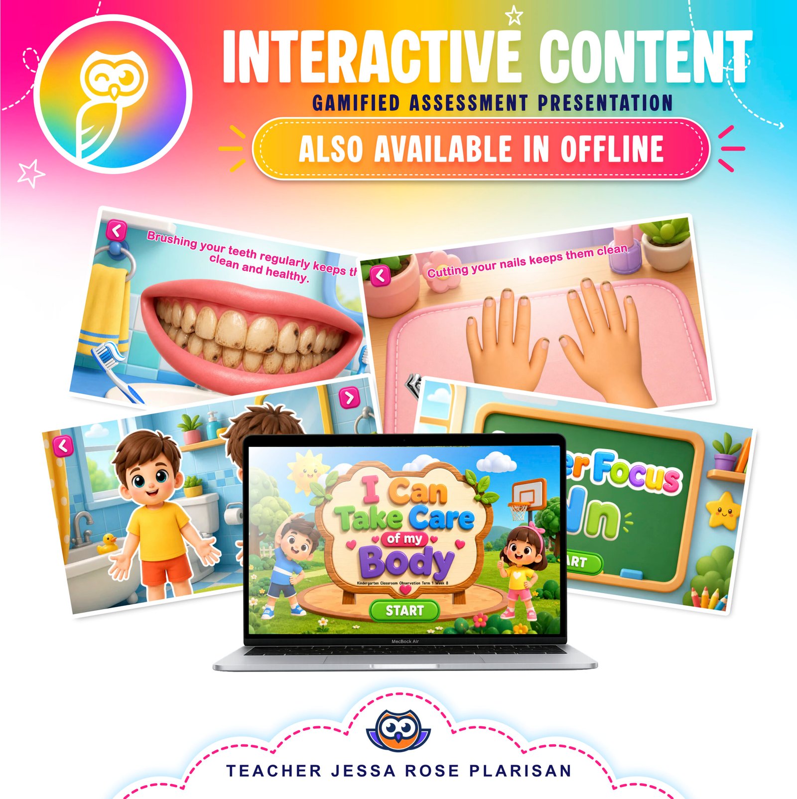 CLASSRROM OBSERVATION - Kindergarten Term 1 - Week 8 - Day 1 Topic (ILAW) - I can take care of my body - Image 4