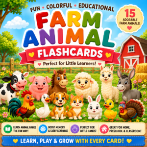 Farm Animal Flashcards