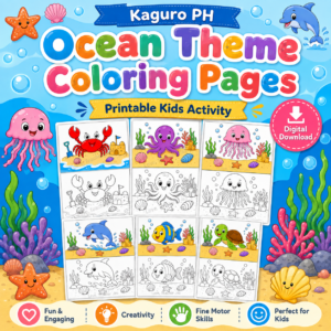 Ocean Theme Coloring Pages