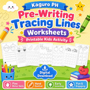 Pre-Writing Tracing Lines Worksheets