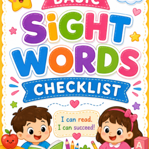 basic Sight Words Checklist