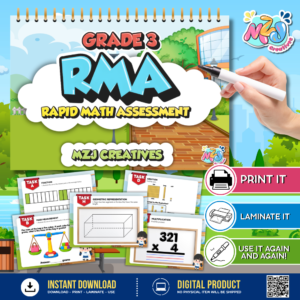 Rapid Math Assessment (RMA) for Grade 3 | Ready-to-Print & Laminate Math Assessment Tool | PDF