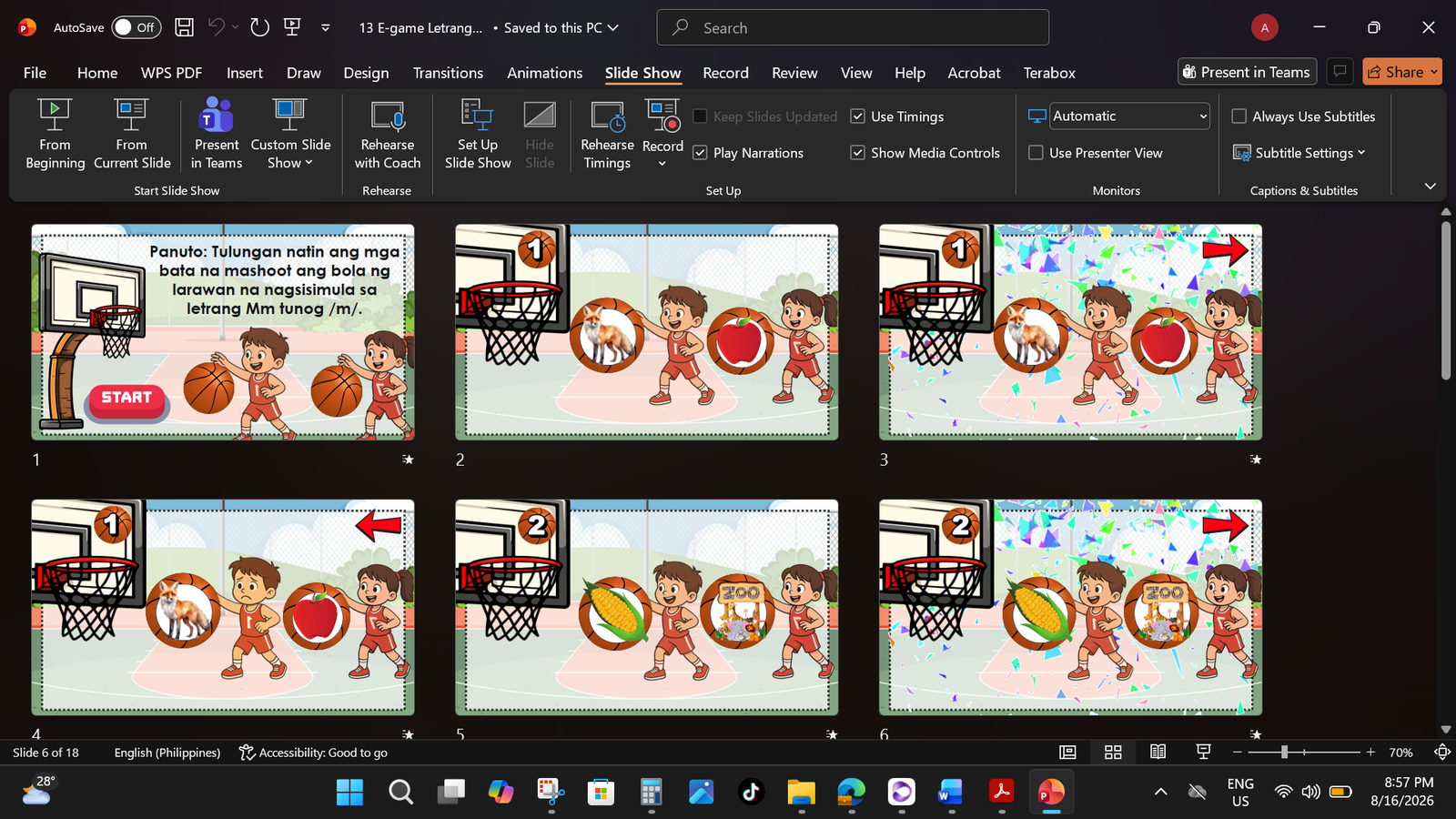 27 Interactive E-game Letters Aa to Zz with NGng - Image 2