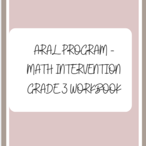 ARAL Math Workbook – Grade 3