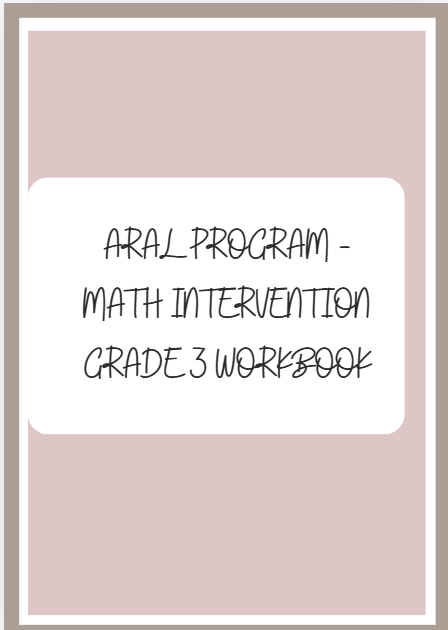 ARAL Math Workbook – Grade 3