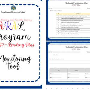 ARAL program Monitoring Tool for KS2 Reading Plus