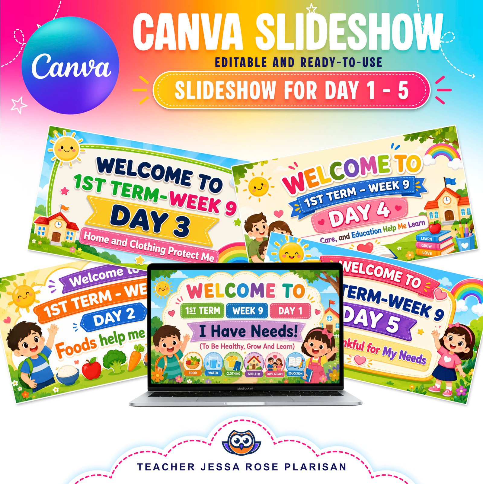 WEEK 9 - KINDERGARTEN FIRST TERM COMPLETE PACKAGE - Image 6