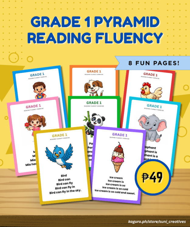 Grade 1 Pyramid Reading Fluency
