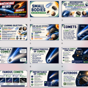 Celestial Bodies: Small Bodies in the Solar System | Grade 9 Science PowerPoint 🌌